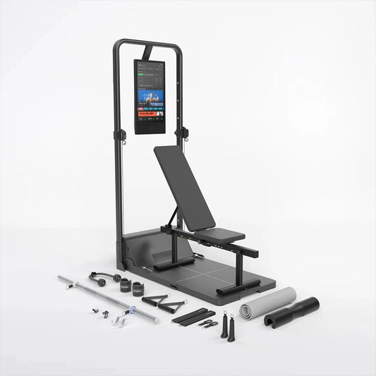 Gym Monster Pro 2 | 200LB Cable Machine + Squat Rack • Home Strength Station