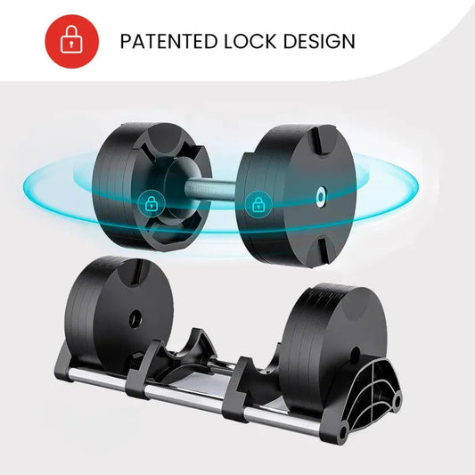 Smart Adjustable Dumbbells 5-80LB | Digital Control for Flexible Workouts (Set of 2)