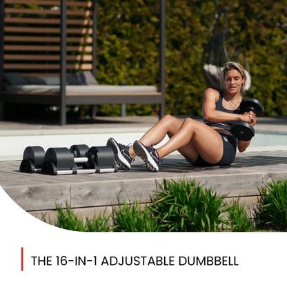 Smart Adjustable Dumbbells 5-80LB | Digital Control for Flexible Workouts (Set of 2)